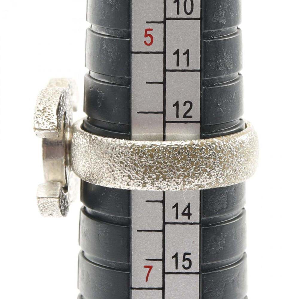 CHANEL Silver Logo Ring - Picture 5 of 7